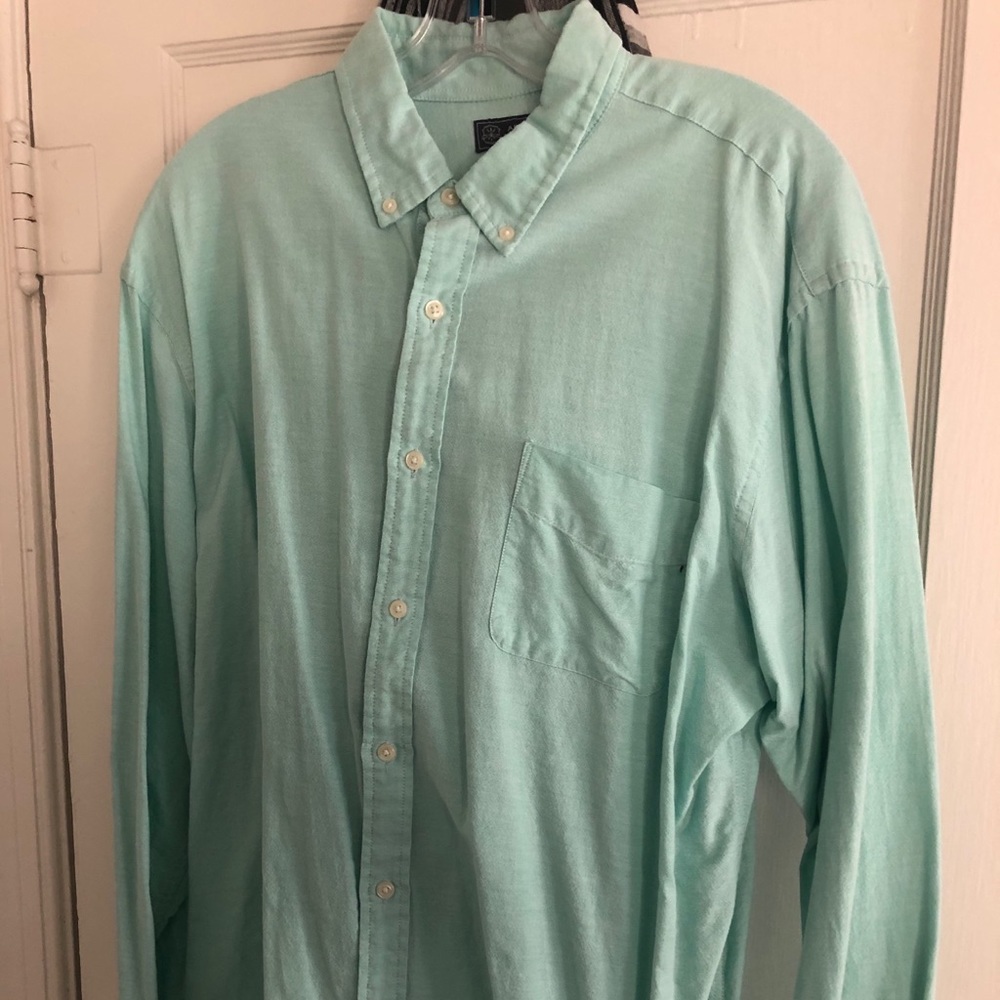 Teal Button Down Arizona